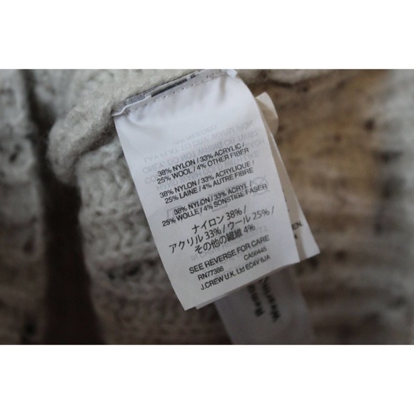 Madewell Donegal Northfield Mockneck Sweater Ivory Women's Size Small H13899 - Picture 8 of 11